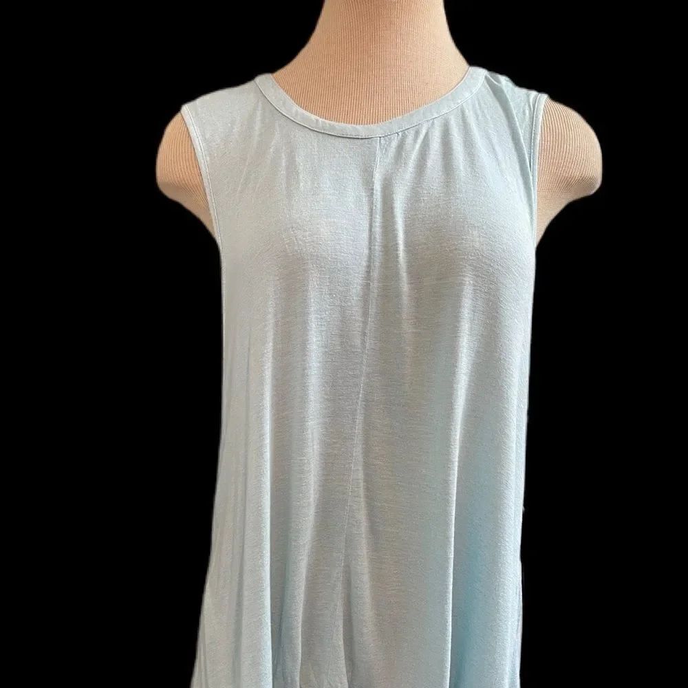 Amuse Society Blue Joli Muscle Tank Top Size Small